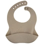 Нагрудничок Canpol babies DOTS силіконовий з кишенькою, бежевий (51/029_bei) - уменьшенное изображение 1