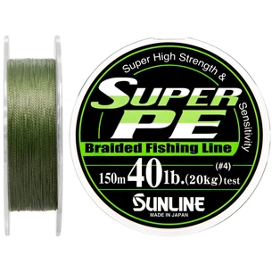 Шнур Sunline Super PE 150м салатовий 0.33мм 40LB/20кг (1658.01.84) зображення 1