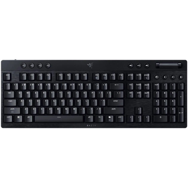 Клавіатура Razer BlackWidow V4 Low-Profile Wireless/Bluetooth/USB Orange switch UA Black (RZ03-05270800-R3M1) - зображення 7
