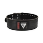 Атлетичний пояс RDX для пауерліфтингу RD1 шкіряний Black XL (WPB-RD1B-XL) - зменшене зображення 1