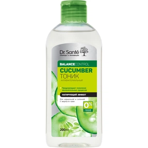 Тонік для обличчя Dr. Sante Cucumber Balance Control Антибактеріальний 200 мл (4823015917394) изображение 1