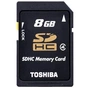Карта пам'яті Toshiba 8GB microSD class 4 (THN-M102K0080M4) - зменшене зображення 1