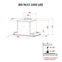 Витяжка кухонна Perfelli BIS 9633 I 1000 LED - зменшене зображення 11
