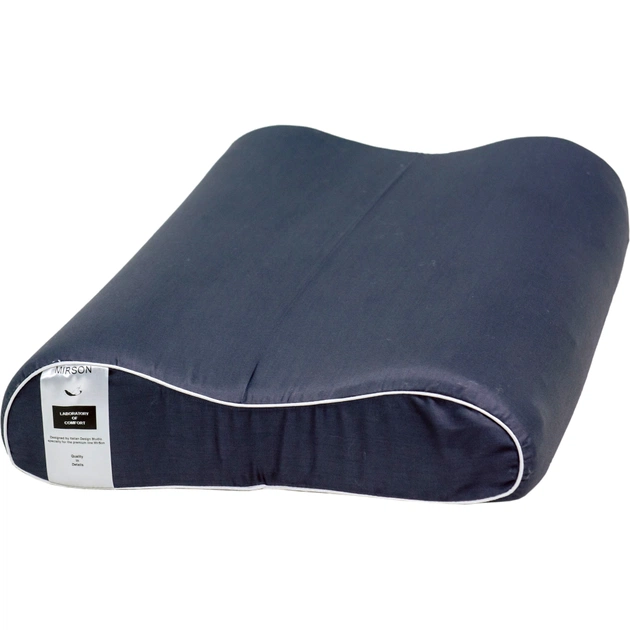 Подушка MirSon ортопедична 6007 Delicate satin Iron grey 58х40х10.5 (2200003260977) - зображення 1