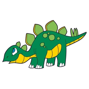 Картина по номерам ArtCraft Стегозаврик 25х30 см (15057-AC) зображення 1