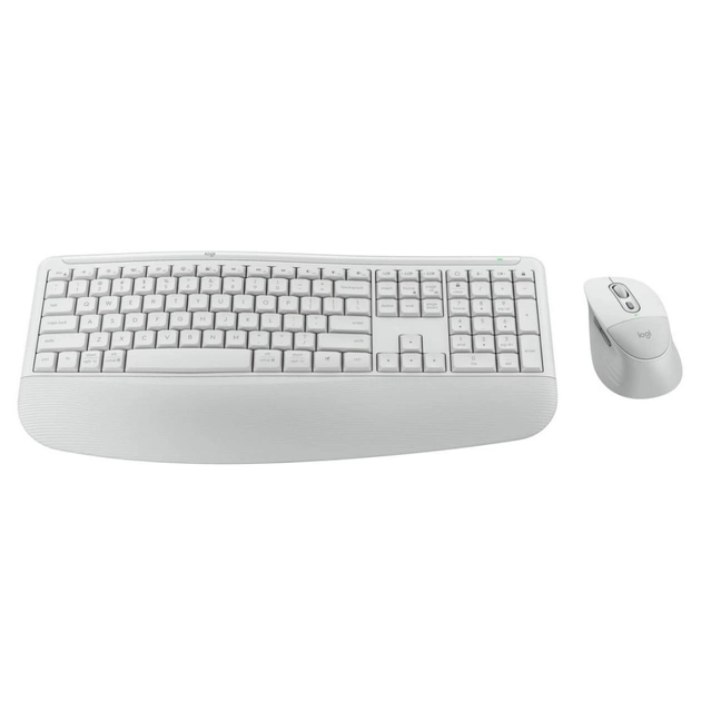 Комплект Logitech Signature Comfort Plus MK880 Wireless/USB-C UA Off-White (920-014033) - зображення 1