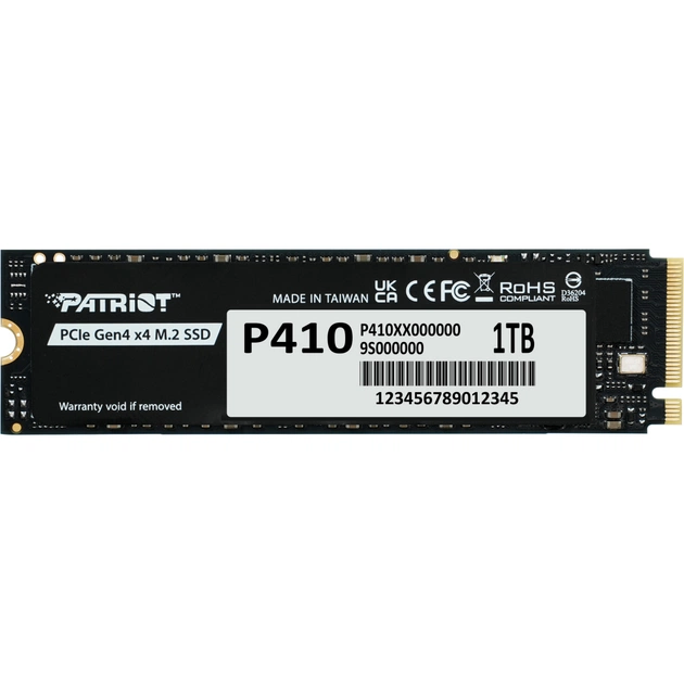 Накопитель SSD M.2 2280 1TB Patriot (P410P1TBM28H) - изображение 1