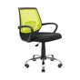 Офісне крісло Richman Стар Хром Піастра Сітка чорна + зелена (ADD0003157) - зменшене зображення 1