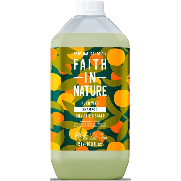 Шампунь Faith in Nature Натуральный С грейпфрутом и апельсином 5 л (708002901614) - изображение 1