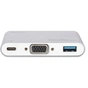Перехідник Type-C to VGA/USB 3.0/Type-C Digitus (DA-70839) - зменшене зображення 2