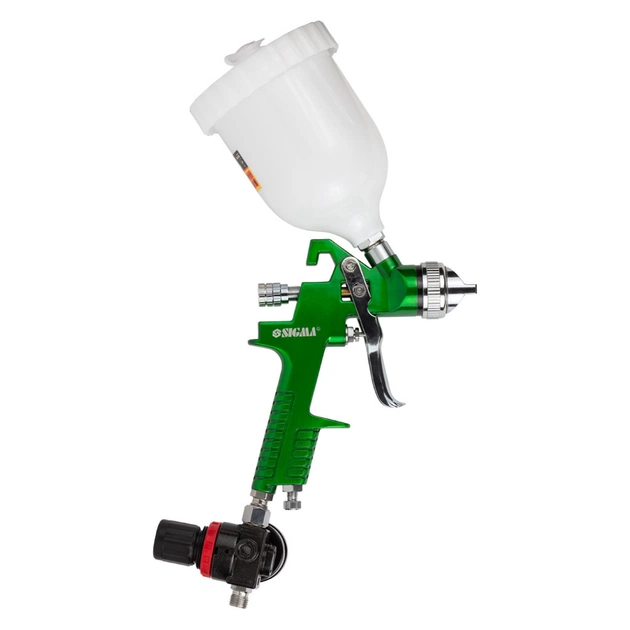 Фарбопульт Sigma HVLP 1.4 верхній бак, редуктор (6812081) - picture 3