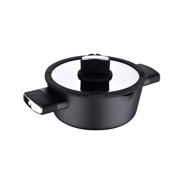 Каструля Bergner Ion Plus з кришкою 2 л (BG-35910-BK) - зображення 1