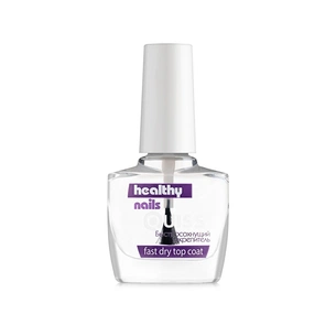 Закріплювач для лаку Quiss Healthy Nails №10 Fast Dry Top Coat Швидковисихаючий 10 мл (4823082011926) изображение 1