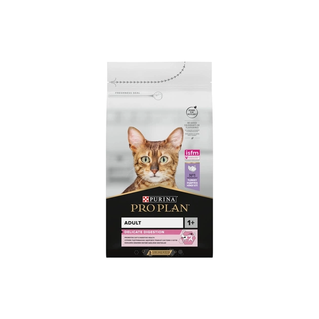 Сухий корм для кішок Purina Pro Plan Delicate Turkey зі смаком індички 1.5 кг (3222270884136) - picture 1