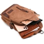 Сумка Vintage Чоловіча через плече Коричнева (20389) - зменшене зображення 7