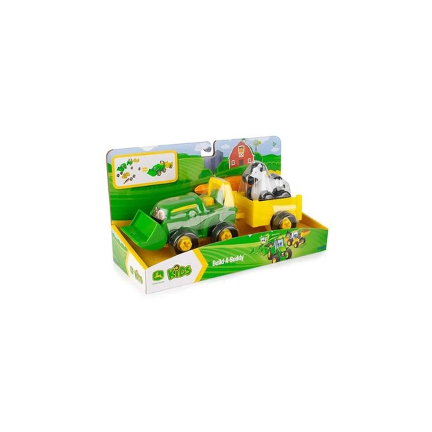 Конструктор John Deere Kids Трактор с ковшом и прицепом (47209) - изображение 1