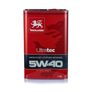 Моторна олива Wolver Ultratec 5W-40 4л (4260360940811) зображення 1