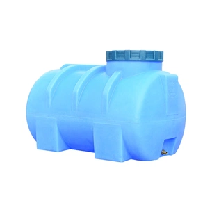 Ємність для води Пласт Бак горизонтальна харчова 250 л синя (12463) зображення 1