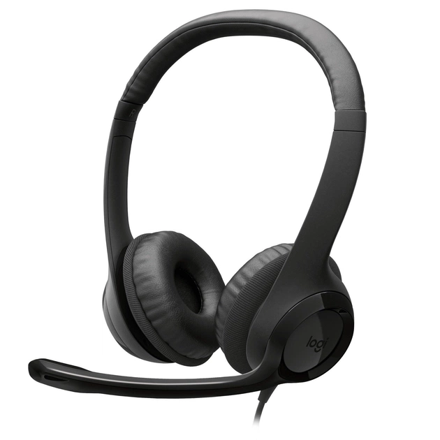 Гарнитура Logitech H390 USB-C Midnight Black (981-001576) - изображение 1