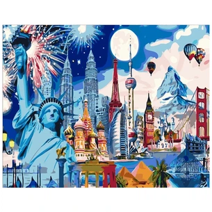 Картина по номерам Strateg The whole world, 40х50 см (SY6183) зображення 1