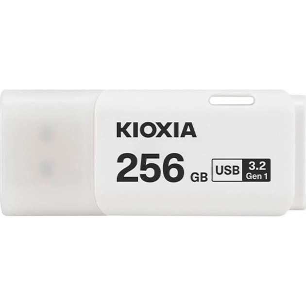 USB флеш накопичувач Kioxia 256GB TransMemory U301 White USB 3.2 (LU301W256GG4) - зображення 1