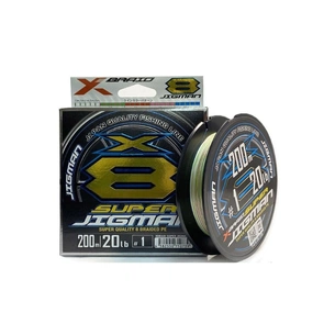 Шнур YGK X-Braid Super Jigman X8 200m 0.8/0.148mm 16lb/7.2kg (5545.03.99) зображення 1