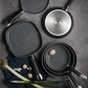 Сковорода MasterPro Home edition, Вок з кришкою, 28 см (BGMP-3289-BK) - зменшене зображення 7