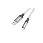 Дата кабель USB 2.0 AM to Lightning 1.0m U112 Shine gray HOCO (6931474788801) - уменьшенное изображение 5