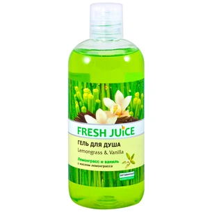 Гель для душу Fresh Juice Lemongrass & Vanilla 500 мл (4823015933813) зображення 1