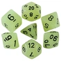 Набір кубиків для настільних ігор Games 7 Days Glow in the dark 7 Dice Set - White (g7dglow05) - зменшене зображення 1