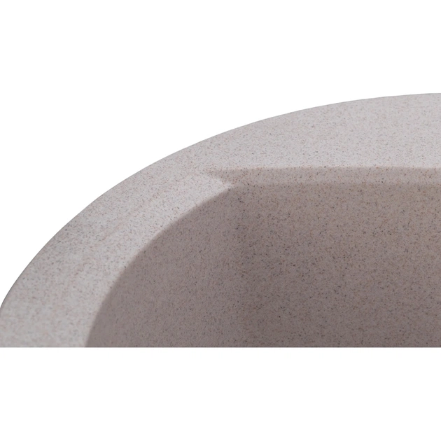 Мойка кухонная GRANADO RONDA terra з сифоном (470*490mm.) (gr2203) - изображение 5