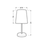Настільна лампа Candellux 41-98552 GALA (41-98552) - зменшене зображення 2