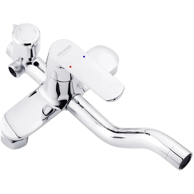 Душевой гарнитур Kroner Armada-C064K + змішувач Hagen-C010 + змішувач Bidet-C082 (CVS30203) - изображение 3