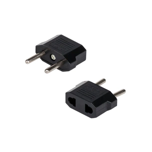 Перехідник Atcom UK/US-розетка - Евро-вилка, черный (14345) зображення 1