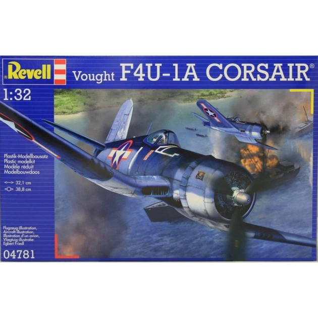 Збірна модель Revell Палубний винищувач Vought F4U-1D Corsair 1:32 (4781) - зображення 1