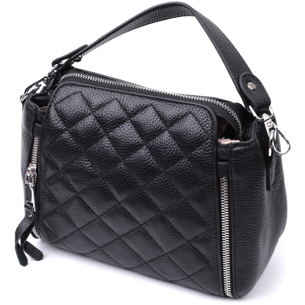 Сумка Vintage З натуральної шкіри Чорна (22667) - зображення 1