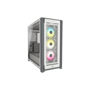 Корпус Corsair iCUE 5000X RGB Tempered Glass White (CC-9011213-WW) зображення 1