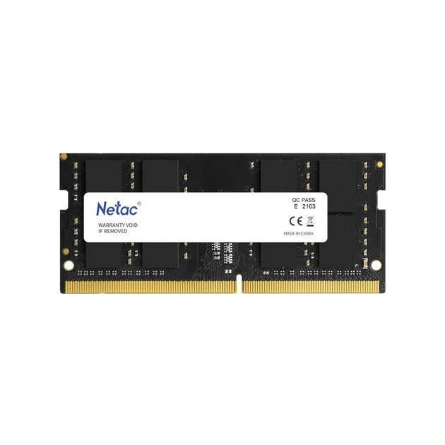 Модуль пам'яті для ноутбука SoDIMM DDR4 8GB 3200 MHz Netac (NTBSD4N32SP-08) - изображение 1