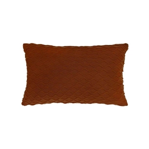Подушка Прованс декоративна в'язана Коса цегляна 30х45 (4823093436848) зображення 1