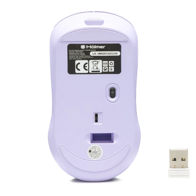 Мишка Hölmer MW-02OF Wireless/Bluetooth Purple (MW-02OF) - picture 11