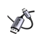Кабель мультимедійний USB-C to DisplayPort M 3.0m 8K CM556 black Ugreen (25839) - зменшене зображення 2