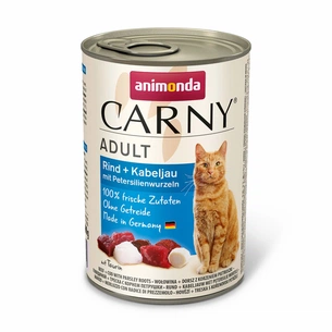 Консерви для котів Animonda Carny Adult Beef + Codfish with Parsley roots 400 г (4017721837170) зображення 1