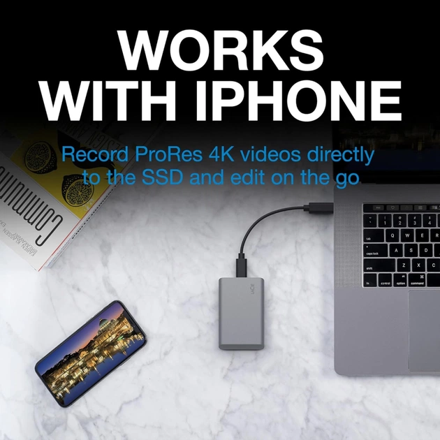 Накопичувач SSD USB Type-C 1TB Mobile Secure LaCie (STKH1000800) - picture 12