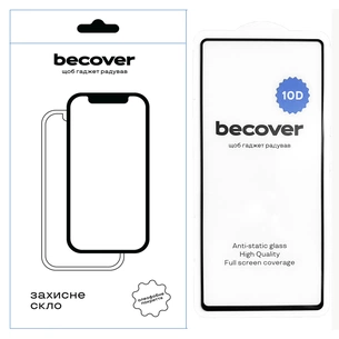 Скло захисне BeCover Google Pixel 7 10D Black (711489) зображення 1