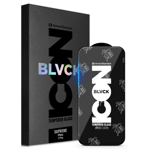 Скло захисне Armorstandart Supreme Black Icon Apple iPhone 17 Pro (ARM86400) зображення 1