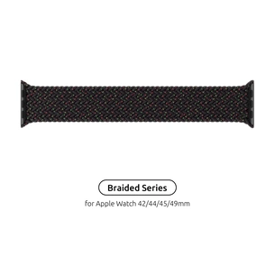 Ремінець до смарт-годинника Armorstandart Braided Solo Loop для Apple Watch 49/46/45/44/42 (Series 1-3) Black Unity Size 10 (172 mm) (ARM64906) зображення 1