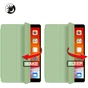 Чохол до планшета BeCover Tri Fold Soft TPU mount Apple Pencil Apple iPad 10.9" 2022/24/11" 2025 Light Green (708465) - зменшене зображення 4