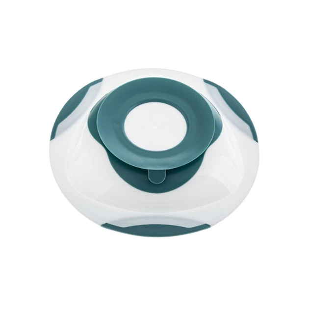 Тарілка дитяча Akuku на присосці, білий-бірюзовий (A0524) - picture 3