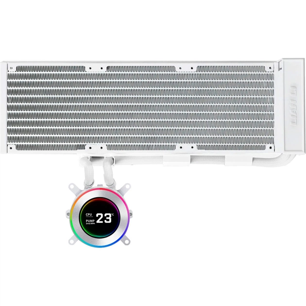 Система водяного охлаждения Lian Li HydroShift II LCD-C 360 Fanless White (G89.GHS2LCD36W.00) - изображение 1