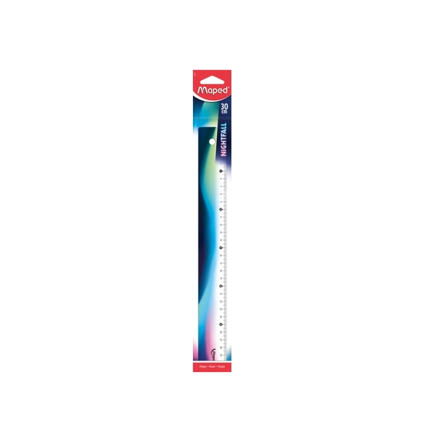 Линейка Maped NIGHTFALL TEENS, 30см (MP.245011) - изображение 1